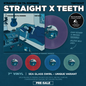 TeethOut/Straight On Til Morning - Straight x Teeth - 7" vinyl