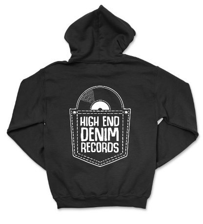 High End Denim Records - Hoodie (Double Sided)