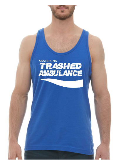 Trashed Ambulance Pocari Tank Top