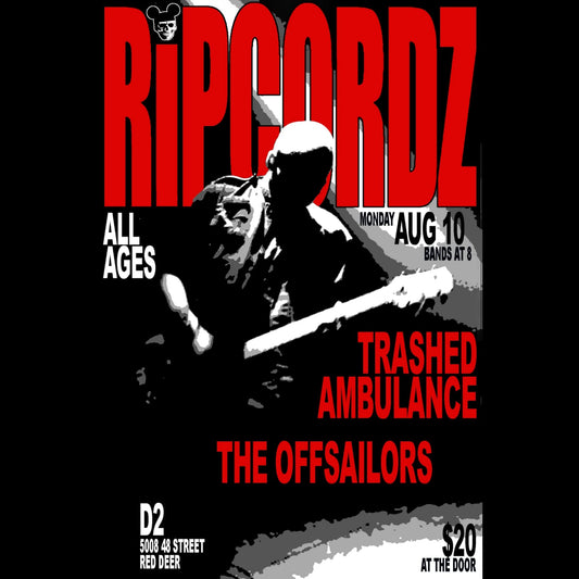 Ripcordz, The Offsailors, & Trashed Ambulance - August 10, 2026